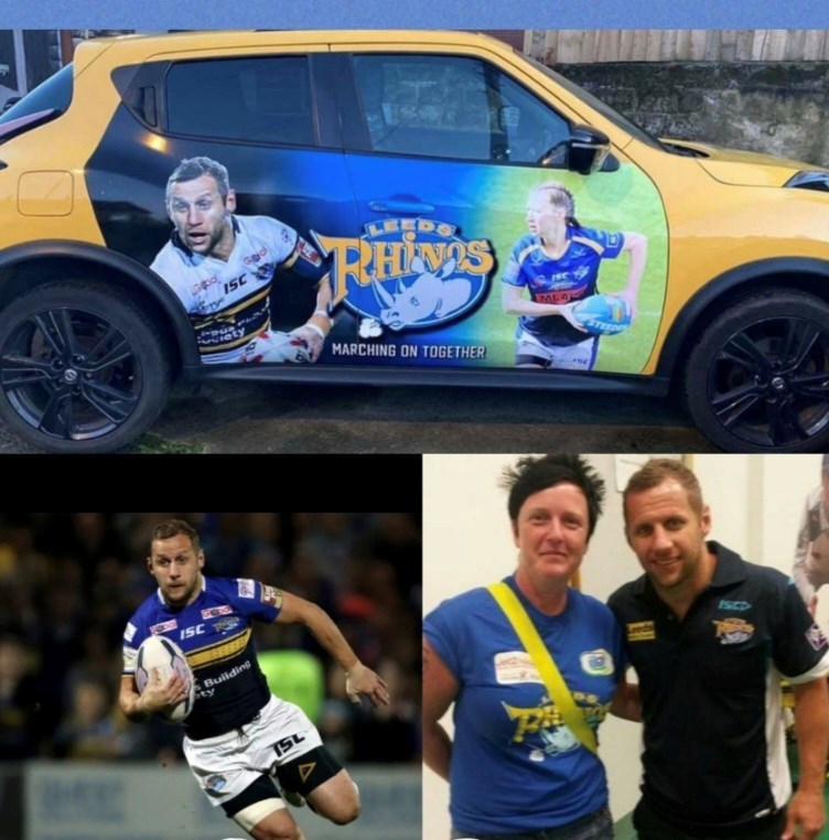 Rob burrow family 