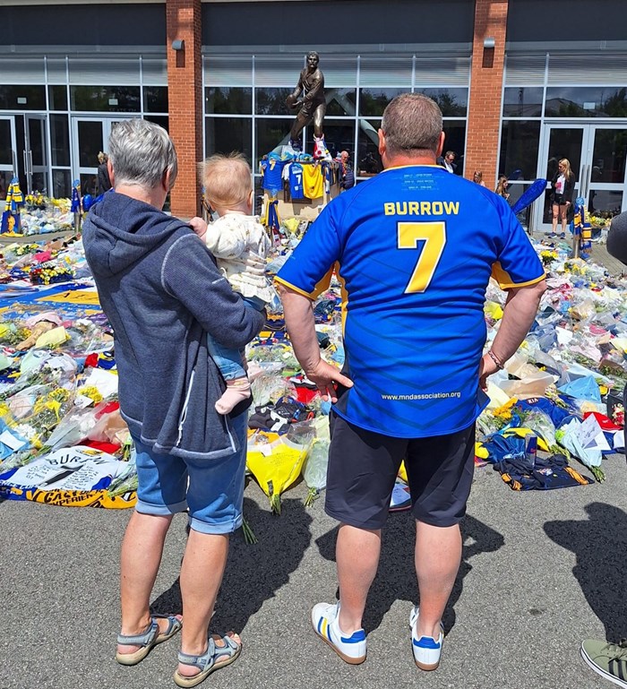 Rob burrow & family 